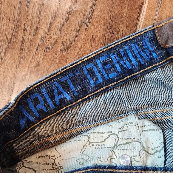 Ariat Men's Straight Blue Jeans - 32 x 36 - Picture 3 of 4